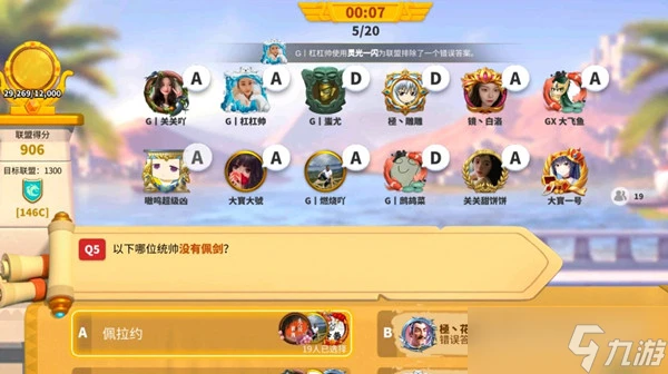 萬國覺醒聯盟競答答案是什麼