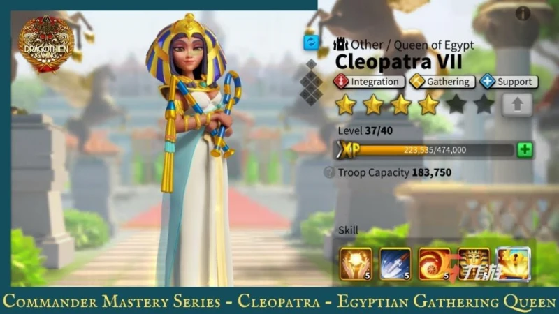 萬國覺醒埃及豔后值得培養嗎 艷后練級優先度
