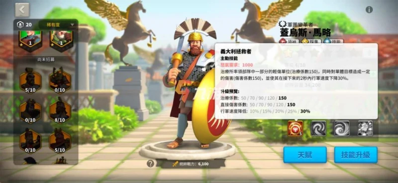 萬國覺醒蓋烏斯馬略怎麼加點 天賦加點推薦與技能解析