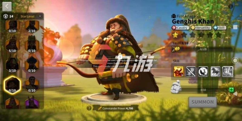 萬國覺醒成吉思汗值得培養嗎 技能解析與天賦加點推薦