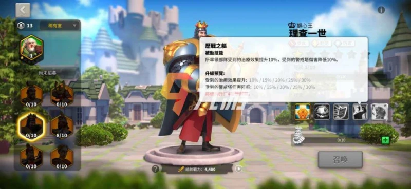 萬國覺醒查理一世技能解析 查理一世最佳副將推薦