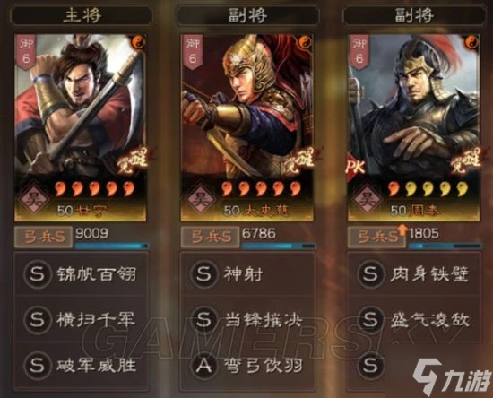 《三國志戰略版》虎臣弓陣容分析 虎臣弓怎麼玩