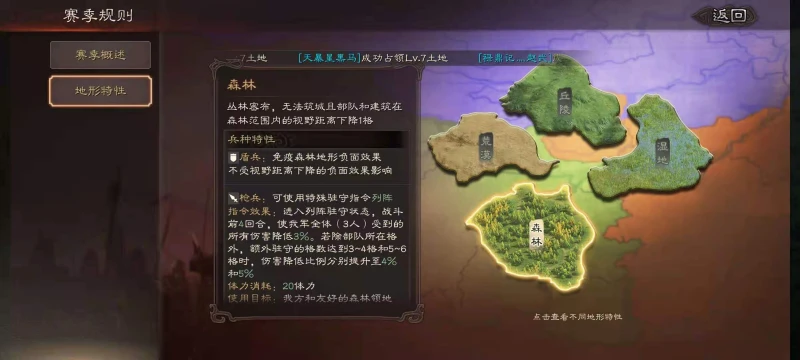 三國志戰略版森林特殊地形怎麼玩 森林地形技巧介紹