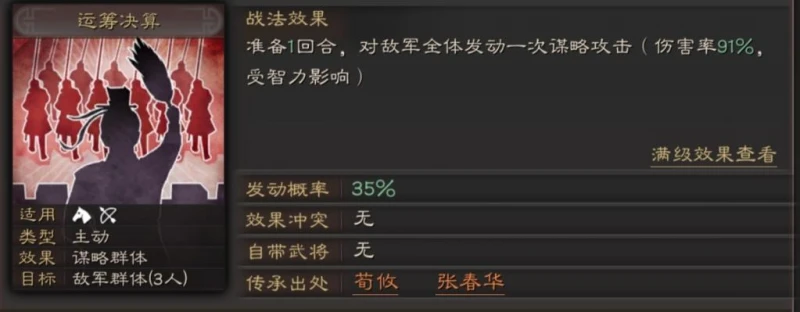 三國志戰略版五星張春華資料屬性一覽 張春華怎麼樣