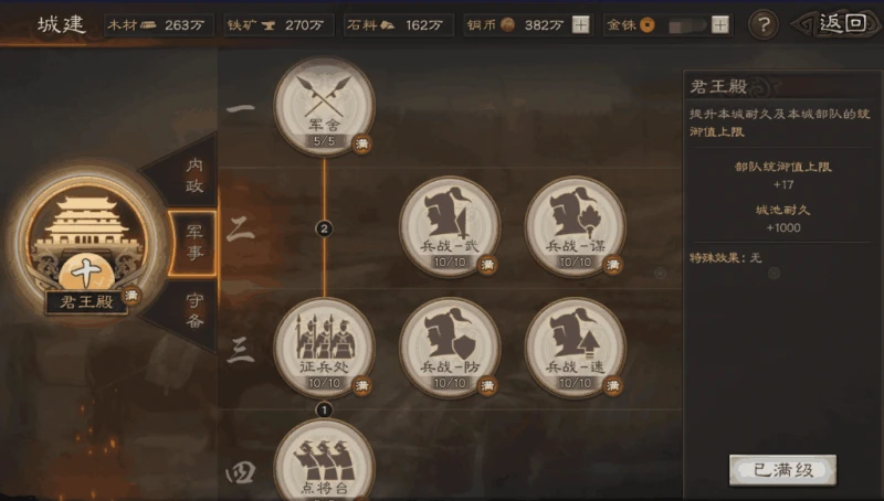 三國志戰略版各數據滿級效果一覽 武將滿級帶兵上限