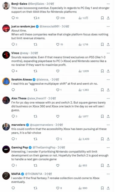 SE將積極擁抱多平台戰略 玩家：早就該這麼做了