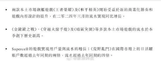 馬化騰談騰訊一季度財報：遊戲總流水實現增長