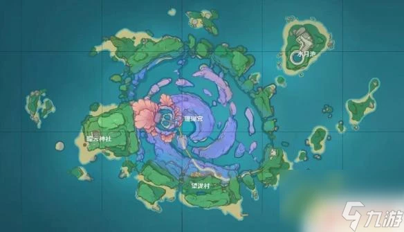 原神珊瑚宮在哪 原神珊瑚宮坐標