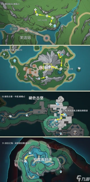 原神蜥蜴尾巴採集路線2024最新-原神蜥蜴尾巴採集地點大全