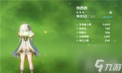 原神納西妲畢業面板要多少 納西妲畢業面板介紹