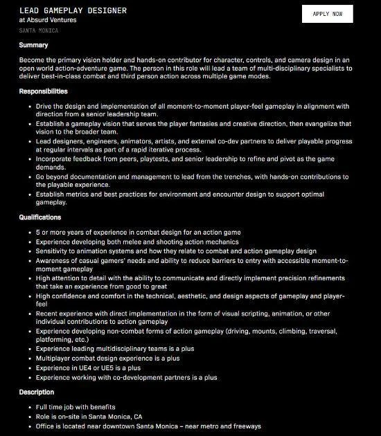 R星創始人打造開放世界動作冒險新作 仍將是第三人稱