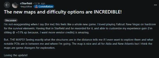 粉絲大讚《星空》更新地圖功能：改變了遊戲規則！