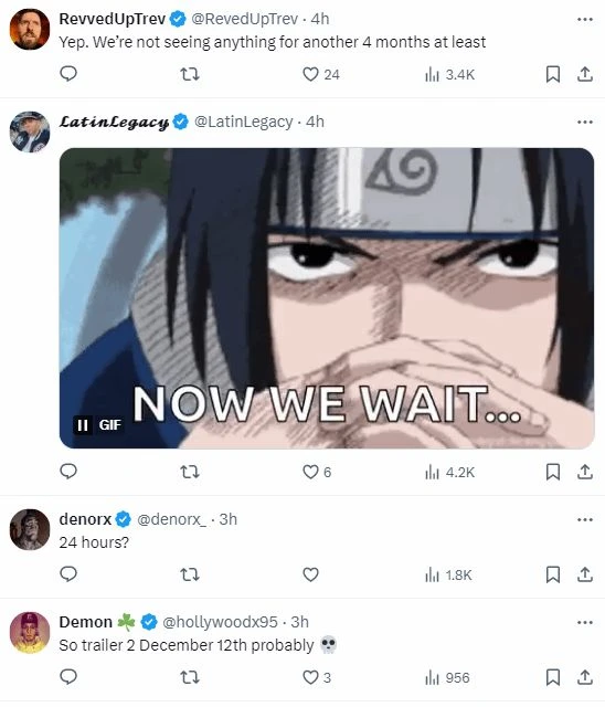 還要等多久？T2稱會在"適當的時候"公布GTA6新情報