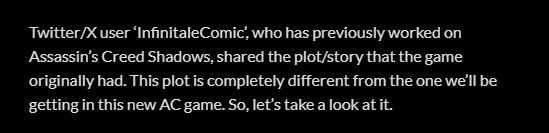 曝《AC影》最初主角不是黑人 前開發者公開原藝術圖