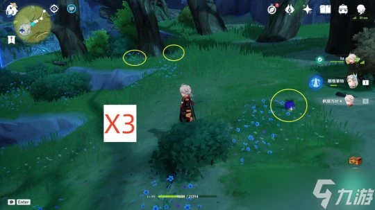 原神 V4.6攻略   蒙德特產鉤鉤果 40個 全圖高效採集路線