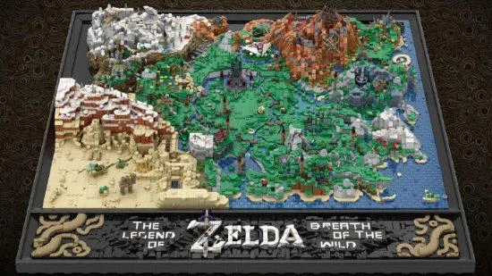 樂高大神！玩家用樂高積木自製《曠野之息》世界地圖