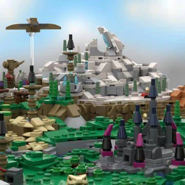 樂高大神！玩家用樂高積木自製《曠野之息》世界地圖