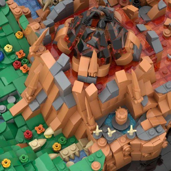 樂高大神！玩家用樂高積木自製《曠野之息》世界地圖