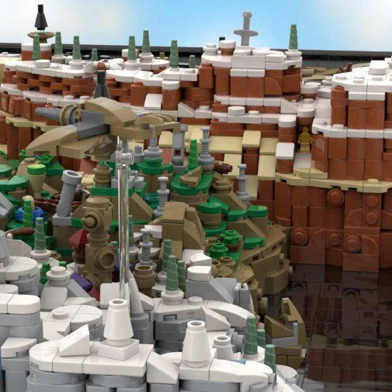 樂高大神！玩家用樂高積木自製《曠野之息》世界地圖