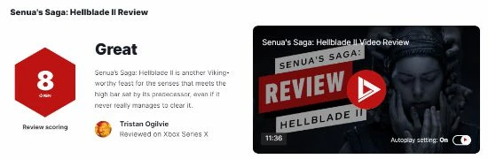 《地獄之刃2》IGN 8分：又一次感官盛宴