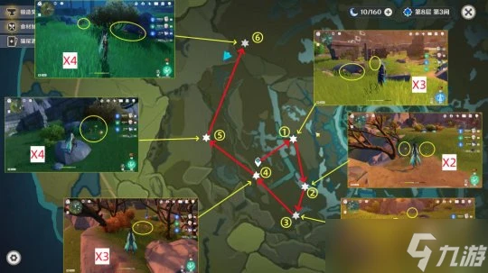 原神 V4.6攻略   蒙德特產風車菊 83 8個 全圖高效採集路線