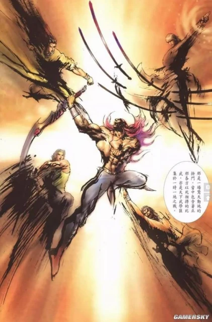 畫風稀奇又精細的新國畫江湖，是不是國產武俠的新方向？