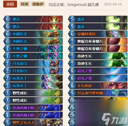 《爐石傳說》標準模式卡組搭配方案詳解