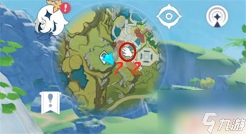 元神小地圖有個手 原神地圖上的手是什麼