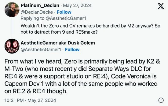 《生化危機0》重製版更多細節：由3代重製團隊負責