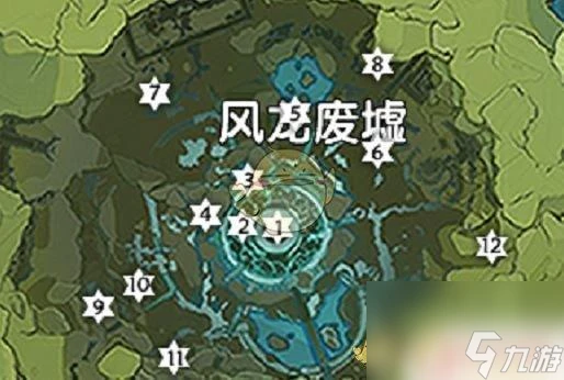 原神蒙德風龍廢墟風神瞳 原神風神瞳地圖在哪裡推薦