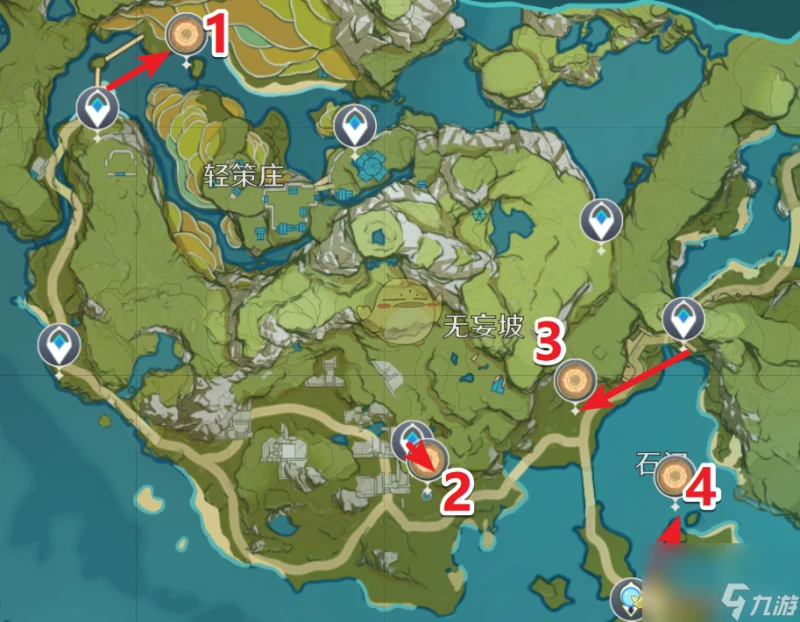 原神壓力板寶箱大全