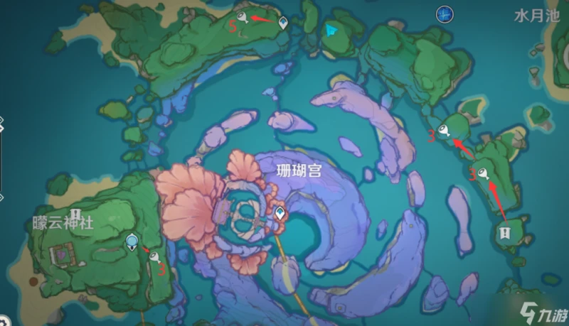 原神 V4.6攻略   堇瓜採集 購買 八醞島 海祇島 志村屋