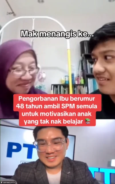 48歲母以身作則報考SPM　沉迷遊戲兒子成績從6G變3A