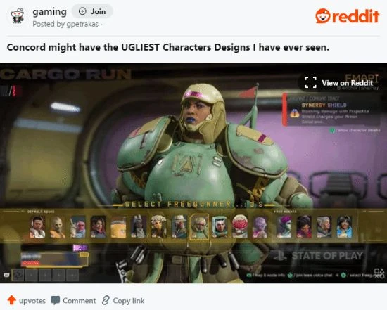 PS服務型新作遭大量玩家吐槽：人物設計丑爆了！