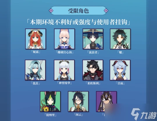 原神 V4.6攻略   深淵解析報告 那仆制霸 風冰受限