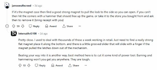 玩家收到帶防盜箱的《TLOU2》實體 網友:用球桿打開