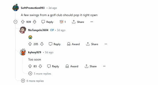 玩家收到帶防盜箱的《TLOU2》實體 網友:用球桿打開