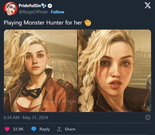 《怪獵荒野》被打上戀愛模擬標籤：女角色深受歡迎