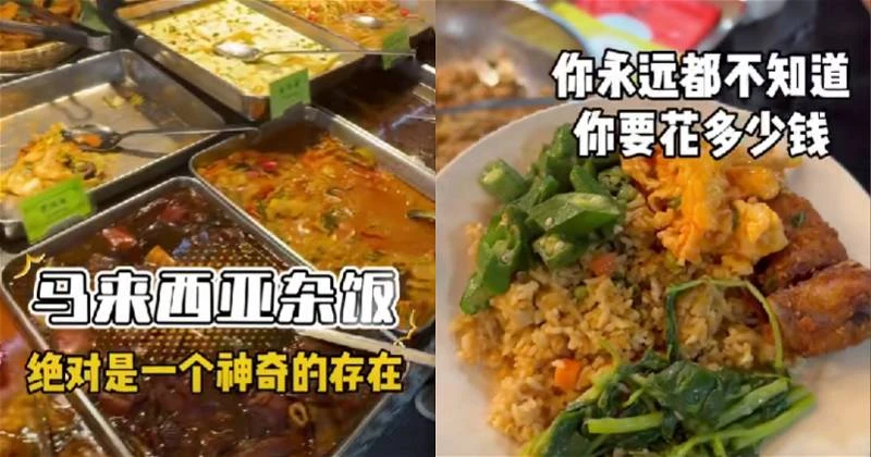 大馬雜飯永遠無定價! 中國博主:它是個神奇的存在