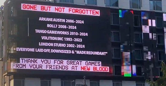 發行商在街邊廣告屏緬懷Tango等工作室：永遠懷念