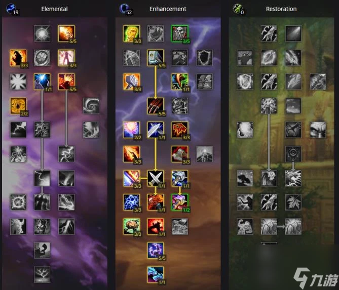 魔獸世界WLK增強薩天賦雕文怎麼選擇 WLK增強薩天賦雕文選擇攻略