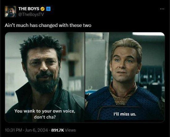 《黑袍》第四季全新宣傳圖：中指一豎 開播慶祝！