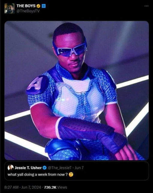 《黑袍》第四季全新宣傳圖：中指一豎 開播慶祝！