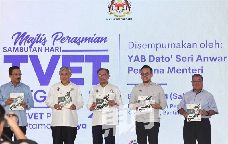 安華:政府提供2億令吉予TVET教育 預計惠及1萬3000名技職生