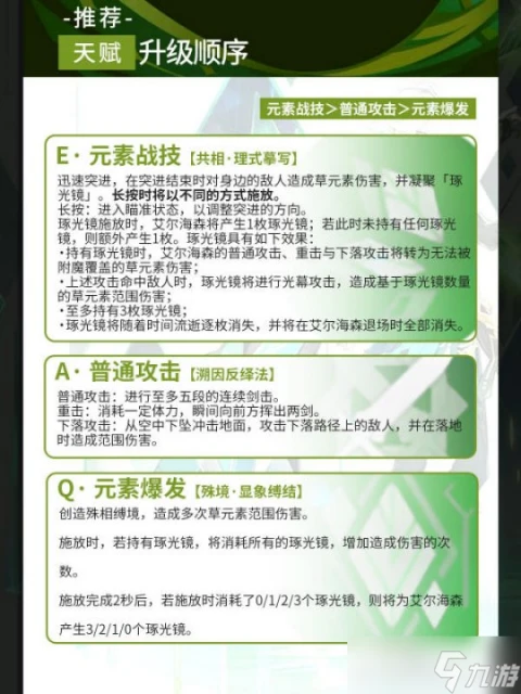 原神 V4.7攻略·角色攻略   艾爾海森培養攻略