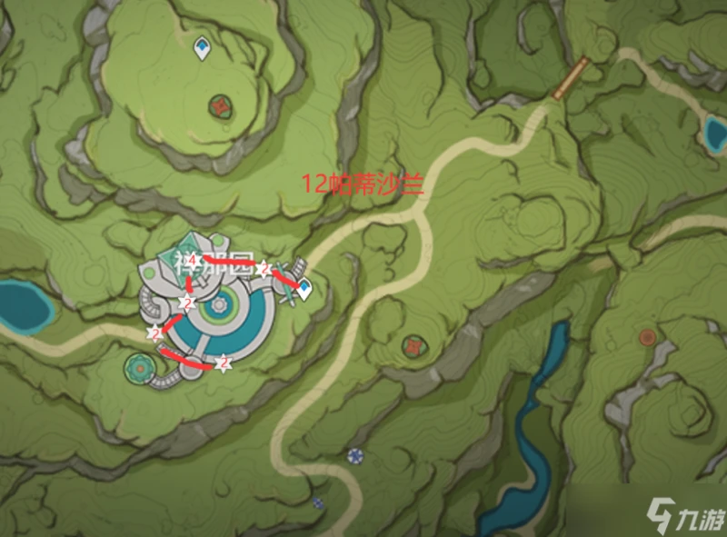 原神 V4.7攻略   帕蒂沙蘭全圖採集