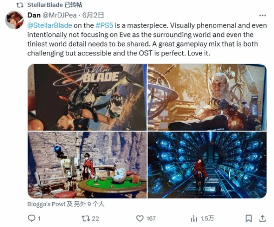 《劍星》官方不斷轉發玩家體驗分享：遊戲實在太棒了!