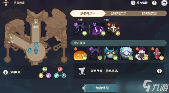 原神安固諸方之述演防禦想定1-3怎麼過關