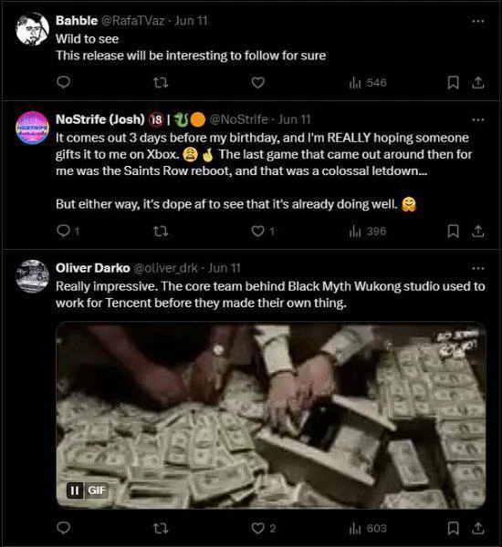 《黑神話》銷量國區第1美區則僅第42 引外網玩家熱議