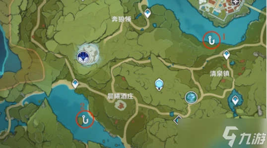 原神蒙德釣魚點在哪裡